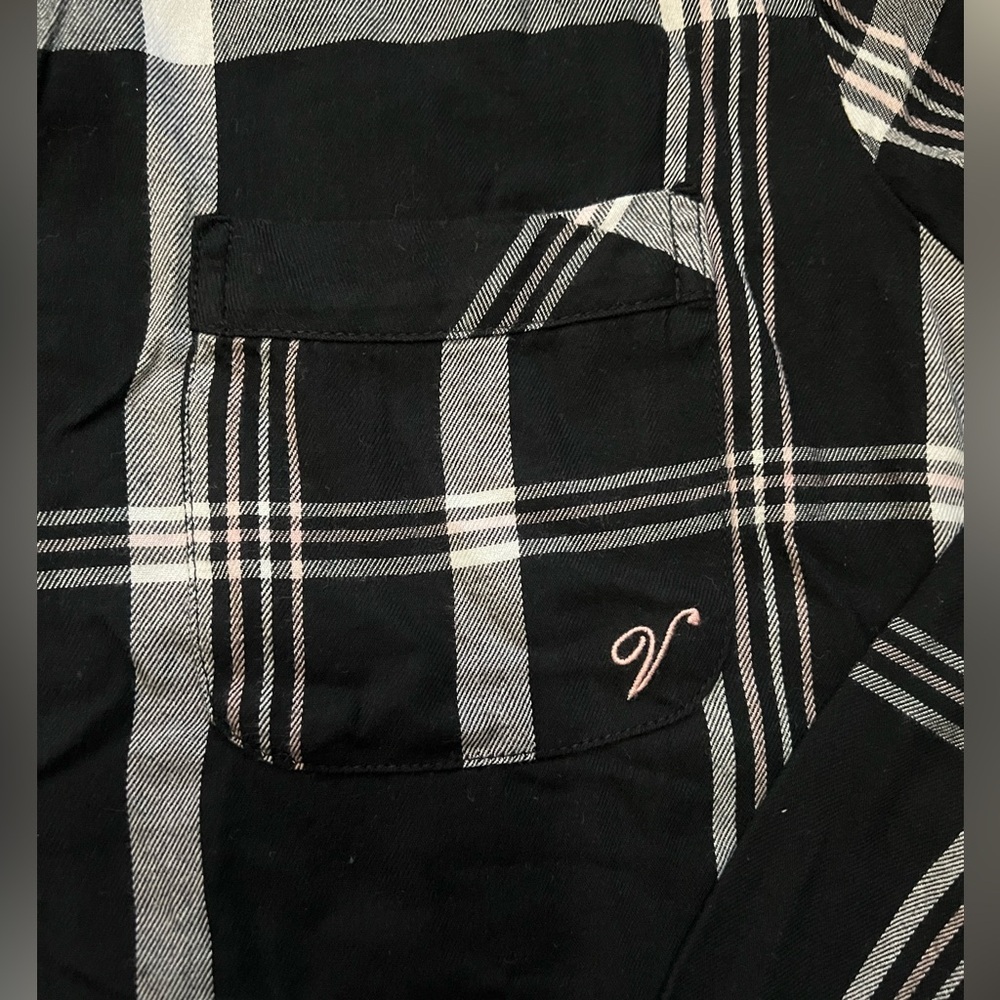 Victoria’s Secret Plaid Pajama Top EUC! M - Picture 4 of 8